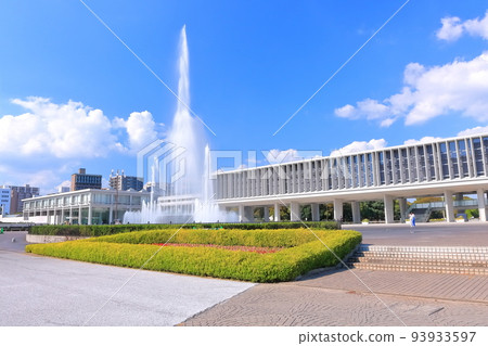 [廣島縣]秋天廣島和平紀念館本館 93933597