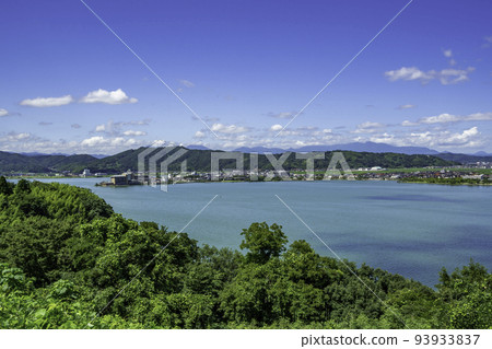 鳥取縣百合浜町海濱溫泉全景 93933837