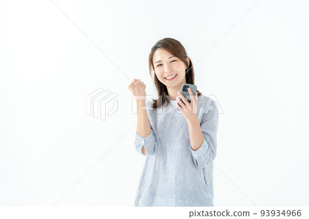 Female guts pose smartphone Female guts pose smartphone 93934966