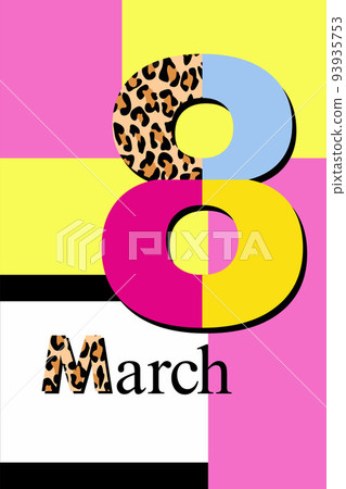 Postcard of woman's day March 8 Postcard of woman's day March 8 93935753
