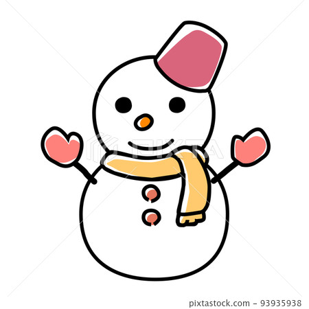 Snowman's illustration 93935938