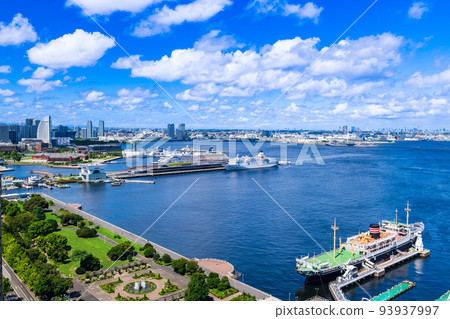 從海洋塔看橫濱灣區 93937997