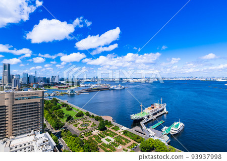 從海洋塔看橫濱灣區 93937998