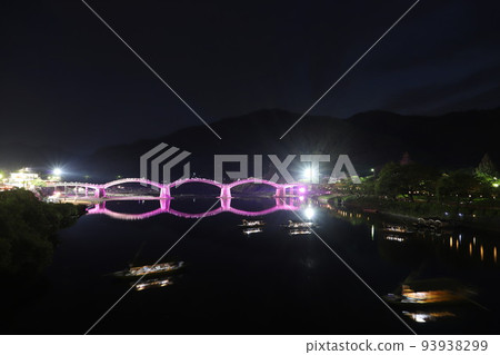 Kintai Bridge night in summer! Yamaguchi Tourism Iwakuni City 2022 Illuminated Kintaikyo Bridge Kintai Bridge night in summer! Yamaguchi Tourism Iwakuni City 2022 Illuminated Kintaikyo Bridge 93938299