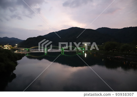 Kintai Bridge night in summer! Yamaguchi Tourism Iwakuni City 2022 Illuminated Kintaikyo Bridge Kintai Bridge night in summer! Yamaguchi Tourism Iwakuni City 2022 Illuminated Kintaikyo Bridge 93938307