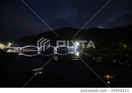 Kintai Bridge night in summer! Yamaguchi Tourism Iwakuni City 2022 Illuminated Kintaikyo Bridge Kintai Bridge night in summer! Yamaguchi Tourism Iwakuni City 2022 Illuminated Kintaikyo Bridge 93938313