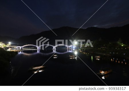 Kintai Bridge night in summer! Yamaguchi Tourism Iwakuni City 2022 Illuminated Kintaikyo Bridge Kintai Bridge night in summer! Yamaguchi Tourism Iwakuni City 2022 Illuminated Kintaikyo Bridge 93938317