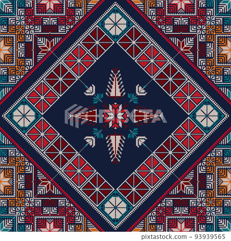 Decorative Palestinian pattern 5 93939565