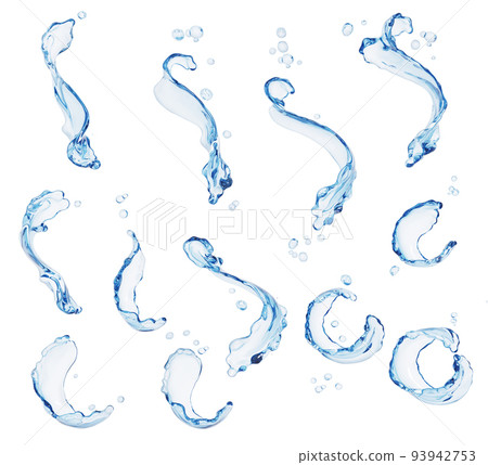 Splashing of water abstract background, 3d rendering Splashing of water abstract background, 3d rendering 93942753