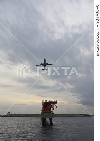 羽田機場飛機 D 跑道起飛東京大田區 羽田機場飛機 D 跑道起飛東京大田區 93943040