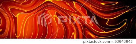 Creative abstract mixed coral color painting with marble effect, panorama Creative abstract mixed coral color painting with marble effect, panorama 93943945