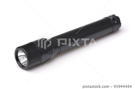 Pocket black metal led flashlight 93944484