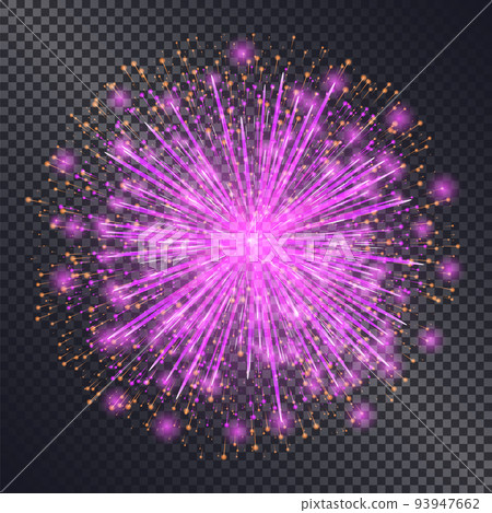 Firework Explosive Burst Flare Decorative Glowing 93947662