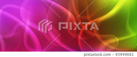 Abstract background of colored curved shapes Abstract background of colored curved shapes 93949081