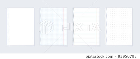 Set of Notebook Pages 93950795