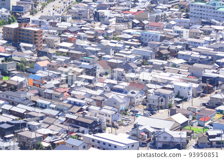 A view of a low-rise residential area Niigata City 93950851