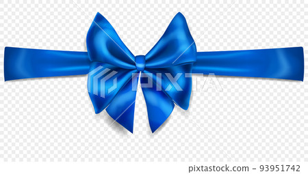 Beautiful bow with horizontal ribbon 93951742