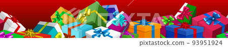 Banner with gift boxes Banner with gift boxes 93951924