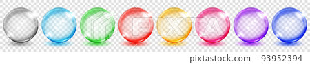Transparent colored spheres 93952394