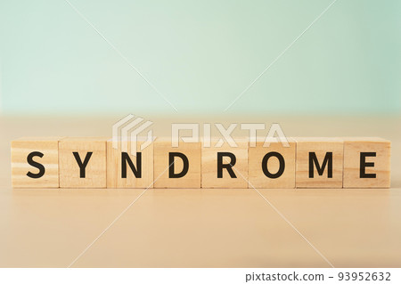 Image of syndrome/syndrome | Block written SYNDROME 93952632