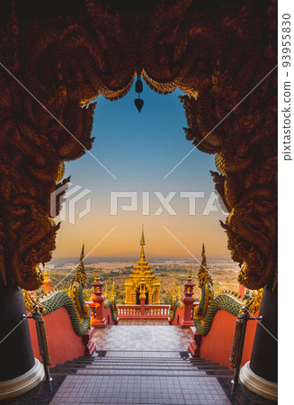 Wat Doi Prachan Mae Tha or Wat Phra That Doi Phra Chan in Lampang, Thailand Wat Doi Prachan Mae Tha or Wat Phra That Doi Phra Chan in Lampang, Thailand 93955830