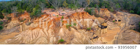 Phae Mueang Phi rock formation or canyon in Phrae province, Thailand Phae Mueang Phi rock formation or canyon in Phrae province, Thailand 93956007