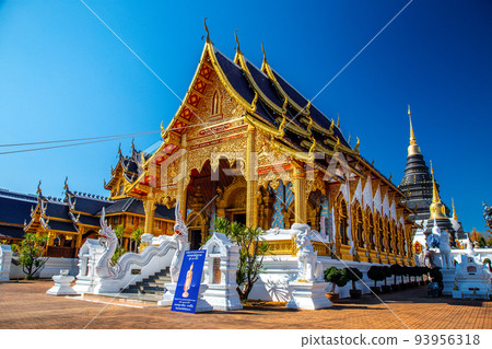 Wat Ban Den or Wat Banden complex temple in Mae Taeng District, Chiang Mai, Thailand Wat Ban Den or Wat Banden complex temple in Mae Taeng District, Chiang Mai, Thailand 93956318