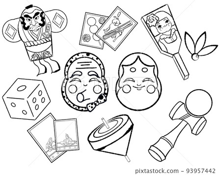 傳統新年戲8件套 93957442