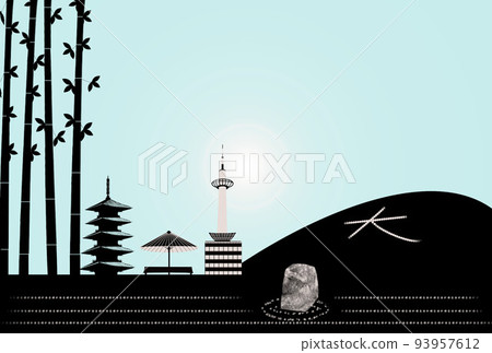 京都國內旅遊形象京都塔五層寶塔大門山竹林岩石花園 京都國內旅遊形象京都塔五層寶塔大門山竹林岩石花園 93957612