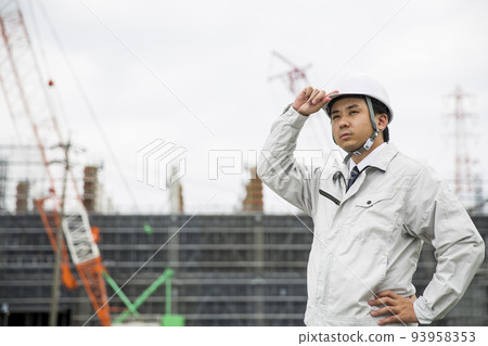 工作風景,施工管理工作,現場主管形象, 工作風景,施工管理工作,現場主管形象, 93958353