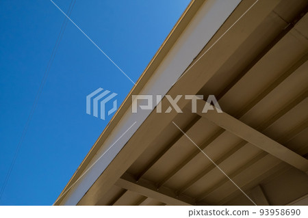 eaves, carport, blue sky 93958690