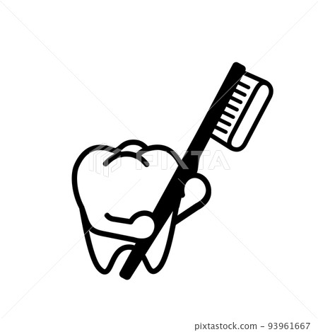 Toothbrush and tooth 93961667