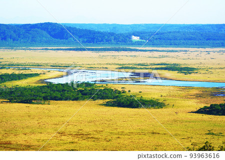 Panorama from the Biwase Observatory <Kiritappu Marsh> Hokkaido 93963616