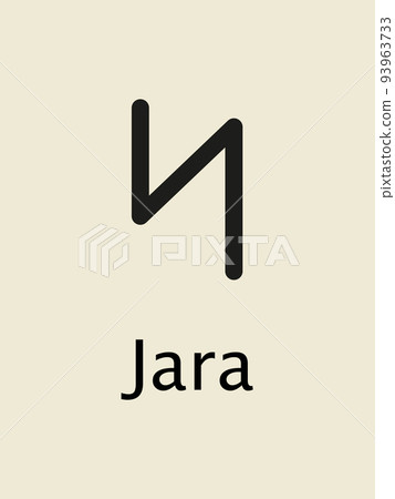 Jara Runes. Complete collection of Rune alphabet, futhark. Writing ancient Germans. Vector Mystical symbols. Esoteric, occult, magic illustration for Tattoos. Jara Runes. Complete collection of Rune alphabet, futhark. Writing ancient Germans. Vector Mystical symbols. Esoteric, occult, magic illustration for Tattoos. 93963733