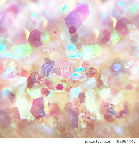 Aurora pastel colored holographic flakes spread out background photo texture material 93964443