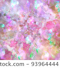 Aurora pink pastel color holographic flakes spread out background photo texture material 93964444