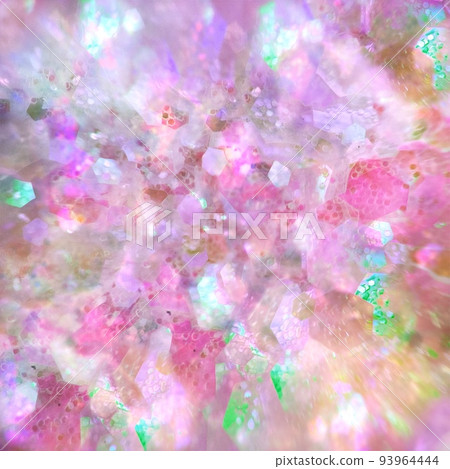 Aurora pink pastel color holographic flakes spread out background photo texture material 93964444