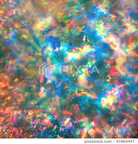 Aurora vivid color holographic flakes spread over the background photo texture material 93964447