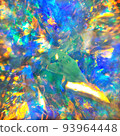 Aurora vivid color holographic flakes spread over the background photo texture material 93964448