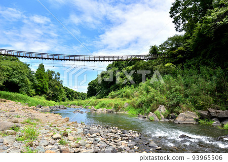 Takimi Bridge, Harajiri Falls, Niagara of the East, Oita Bungo Ono Geopark, Bungo Ono City, Oita Prefecture 93965506
