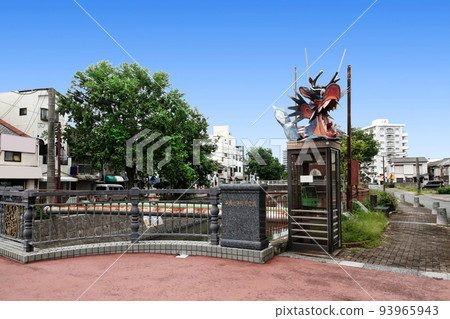 Omuta City Shianbashi Telephone Box at Daijayama next to Shianbashi 93965943