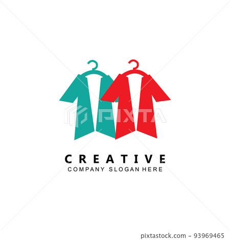 simple home laundry logo icon vector 93969465