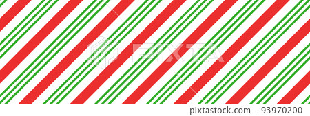 Christmas candy cane striped seamless pattern. Christmas candycane background with red and green stripes. Peppermint caramel diagonal print. Xmas traditional wrapping texture. Vector illustration Christmas candy cane striped seamless pattern. Christmas candycane background with red and green stripes. Peppermint caramel diagonal print. Xmas traditional wrapping texture. Vector illustration 93970200