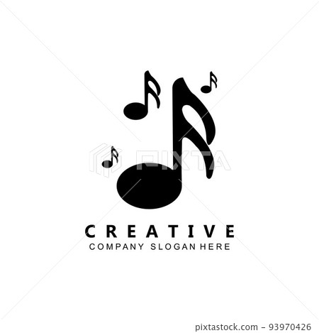simple music rhythm note logo vector symbol simple music rhythm note logo vector symbol 93970426