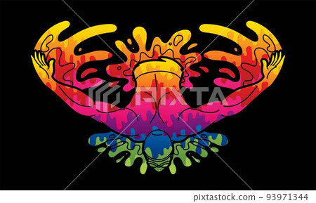 Swimming Sport Male Swimmer Action Cartoon Graphic Vector Swimming Sport Male Swimmer Action Cartoon Graphic Vector 93971344