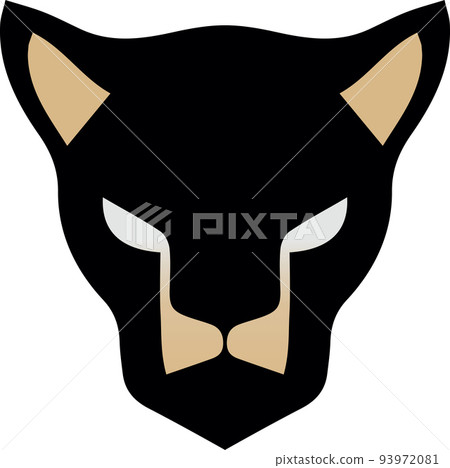 Printblack panther logo in beige,black and white Printblack panther logo in beige,black and white 93972081
