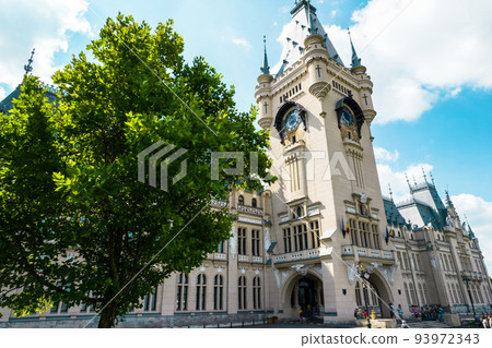 View of the Palace of Culture in Iasi, Romania 93972343