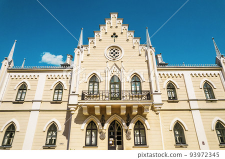 View of the The Palace of Alexandru Ioan Cuza in Romania View of the The Palace of Alexandru Ioan Cuza in Romania 93972345