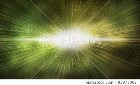 Big bang effect on bright yellow galaxy sky, horizontal background Big bang effect on bright yellow galaxy sky, horizontal background 93973062