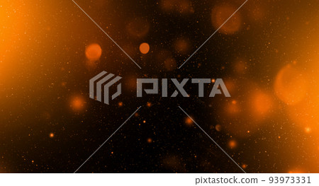 Yellow colorful starry sky, horizontal galaxy background 93973331